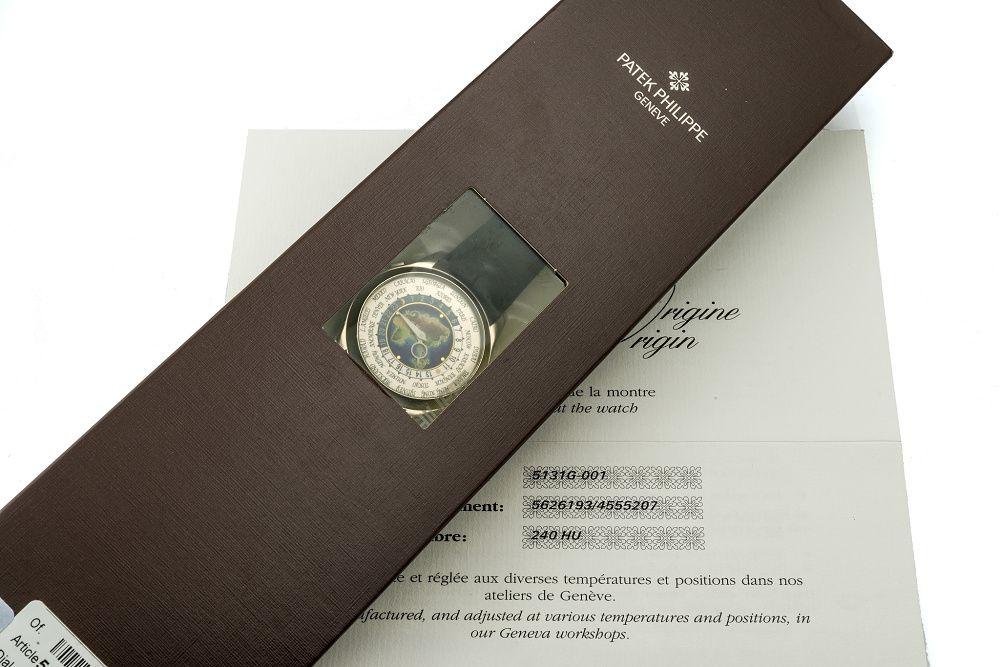 197 Patek Philippe Ref. 5131 World Time White Gold | Úvod HONG KONG 2018 Jarní aukce hodin a hodinek – 2.díl